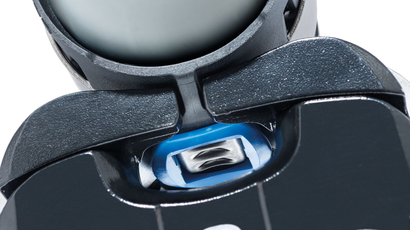 Butée de mâchoire sur l’indicateur de sertissage Geberit FlowFit Butée de mâchoire sur l’indicateur de sertissage Geberit FlowFit