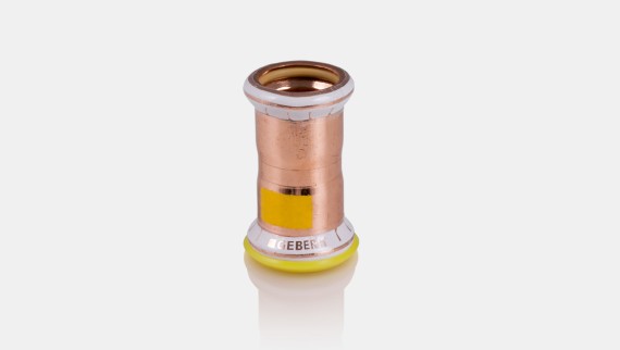 Un raccord Geberit Mapress Copper pour les applications gaz.