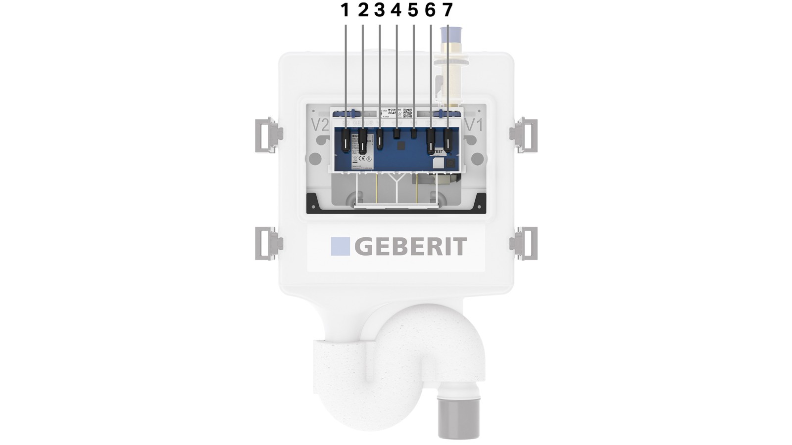 De Geberit HS50 hygiënespoeling (© Geberit) De Geberit HS50 hygiënespoeling (© Geberit)
