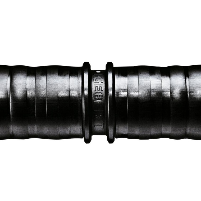 Tuyau et raccord du système Geberit Mepla, serti. Le point de non-retour. Tuyau et raccord du système Geberit Mepla, serti. Le point de non-retour.