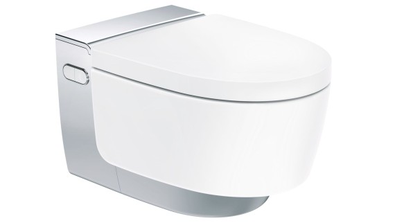Geberit AquaClean Mera Comfort Douche-wc in chroom hoogglans Geberit AquaClean Mera Comfort Douche-wc in chroom hoogglans