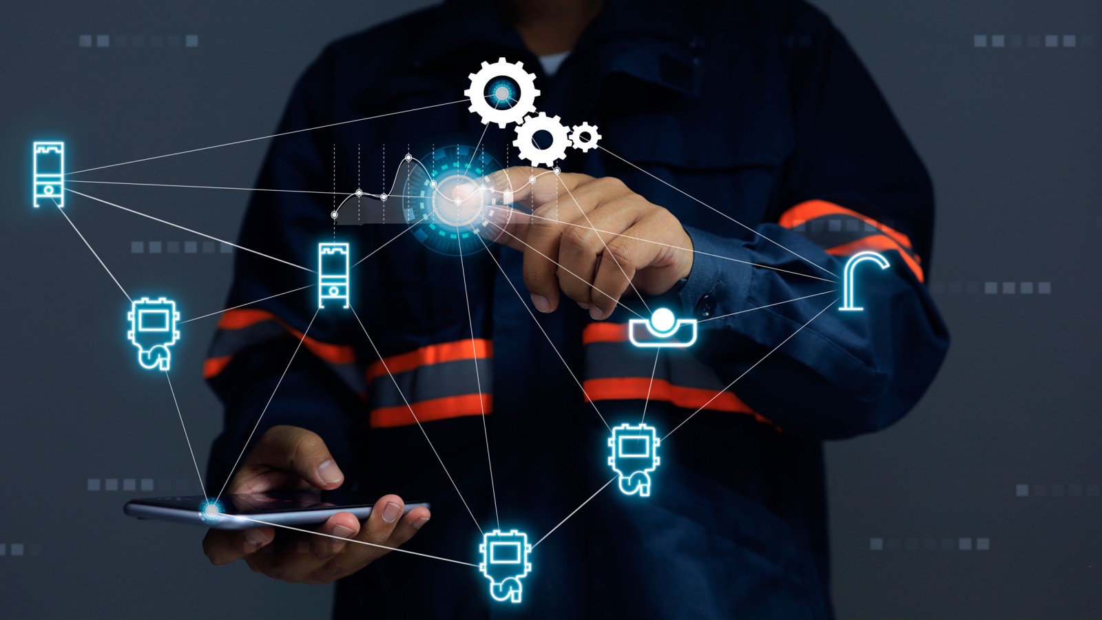 Centralised operation with the Geberit Control app on the Geberit Gateway Centralised operation with the Geberit Control app on the Geberit Gateway