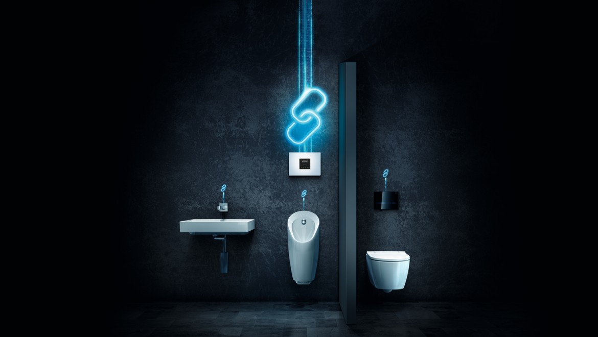 Geberit Connect pour la mise en réseau d’appareils sanitaires Geberit Connect pour la mise en réseau d’appareils sanitaires