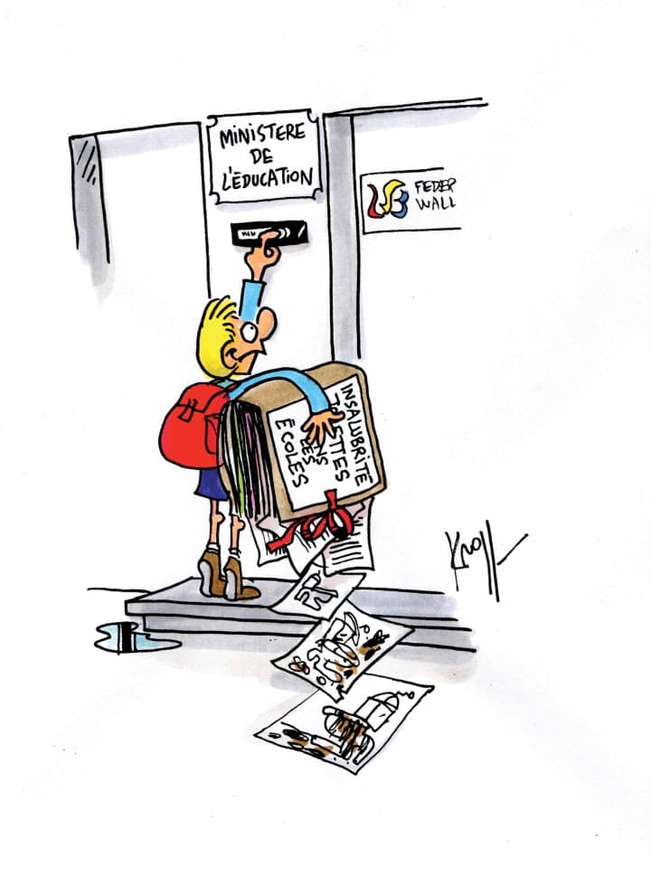 Illustration de Pierre Kroll pour World Toilet Day Illustration de Pierre Kroll pour World Toilet Day