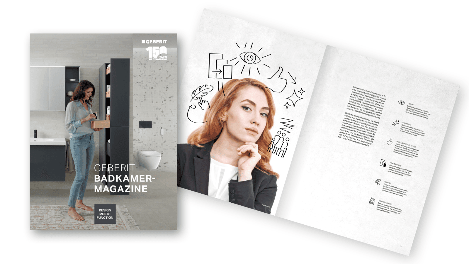 Cover Geberit Badkamermagazine Cover Geberit Badkamermagazine