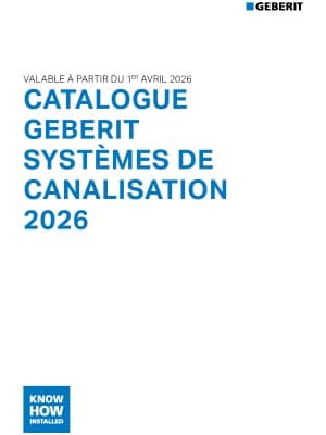 Catalogue Canalisations Geberit Catalogue Canalisations Geberit