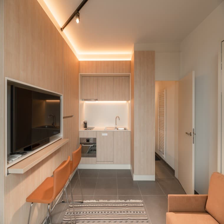 Project BAO Living - studio in Antwerpen (© BAO Living) Project BAO Living - studio in Antwerpen (© BAO Living)