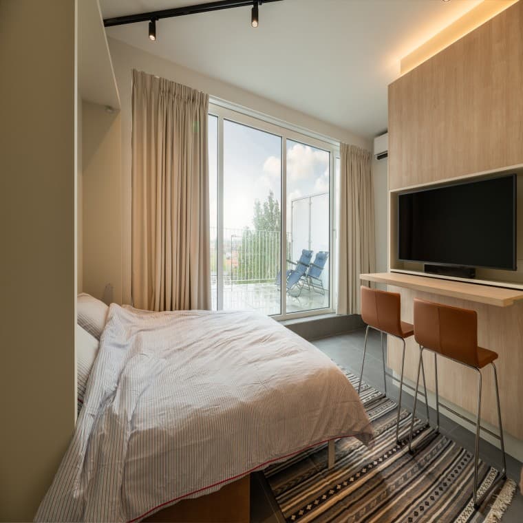 Project BAO Living - studio in Antwerpen (© BAO Living) Project BAO Living - studio in Antwerpen (© BAO Living)