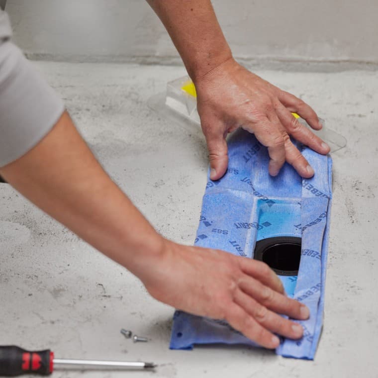 De afdichting in de fabriek. De afdichting in de fabriek.