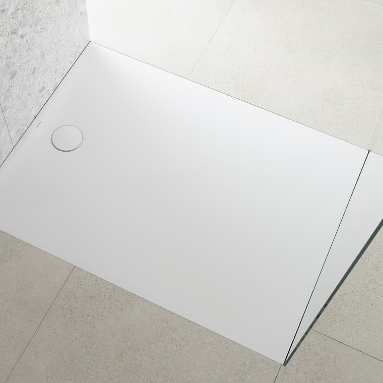 Douche walk-in avec surface de douche Geberit Olona Douche walk-in avec surface de douche Geberit Olona
