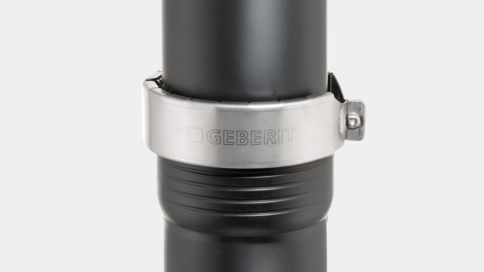 Met de Geberit klemring is de steekverbinding van Silent-Pro bestand tegen een binnendruk van max. 2 bar Met de Geberit klemring is de steekverbinding van Silent-Pro bestand tegen een binnendruk van max. 2 bar