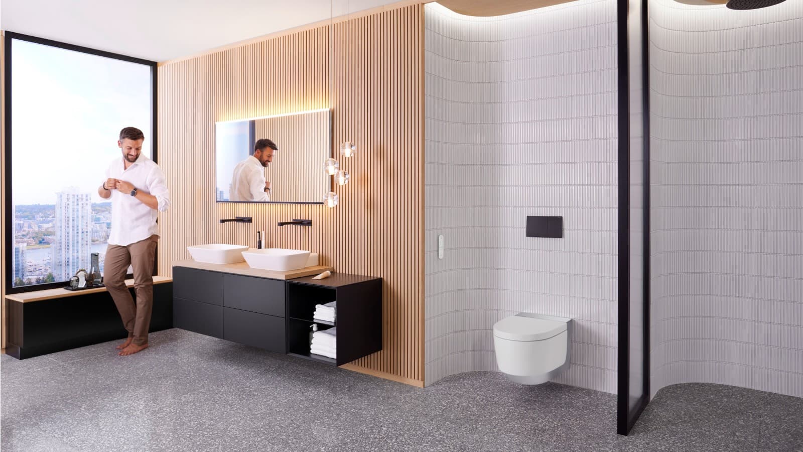 Solution complète WC Geberit AquaClean Mera Comfort Solution complète WC Geberit AquaClean Mera Comfort