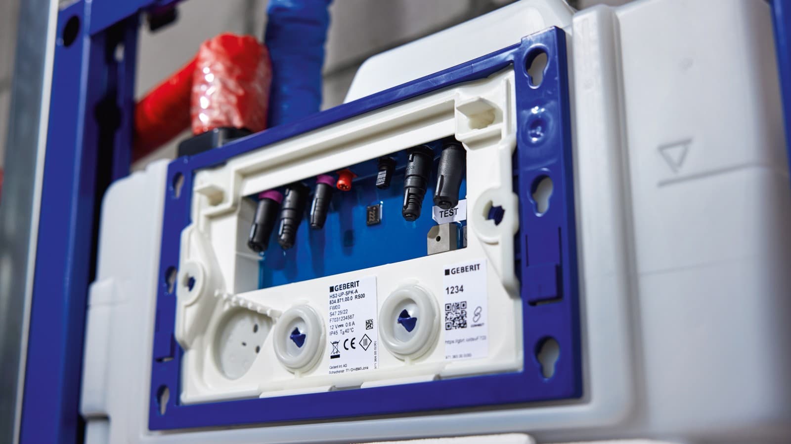 Geberit HS50 hygienische spoeling in de inbouwspoelreservoir Geberit HS50 hygienische spoeling in de inbouwspoelreservoir