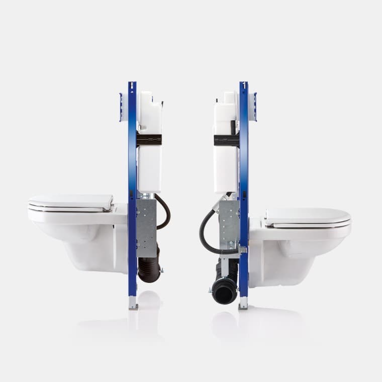 Geberit installatie-elementen voor barrière-vrije hang-wc Geberit installatie-elementen voor barrière-vrije hang-wc