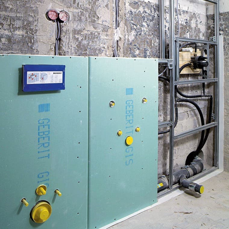 Rêtement du système porteur Geberit GIS Rêtement du système porteur Geberit GIS