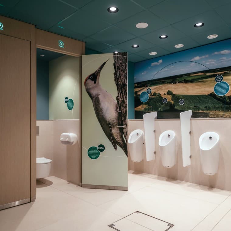 Geberit Preda-urinoir met automatische spoelactivering Geberit Preda-urinoir met automatische spoelactivering