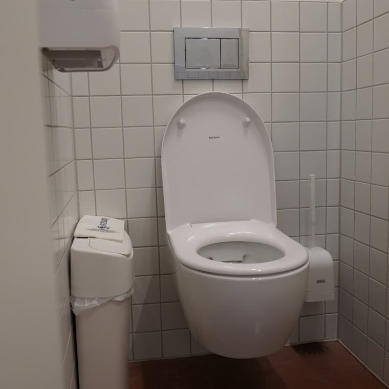 De nombreux produits Geberit sont installés dans les toilettes publiques (© Geberit) De nombreux produits Geberit sont installés dans les toilettes publiques (© Geberit)