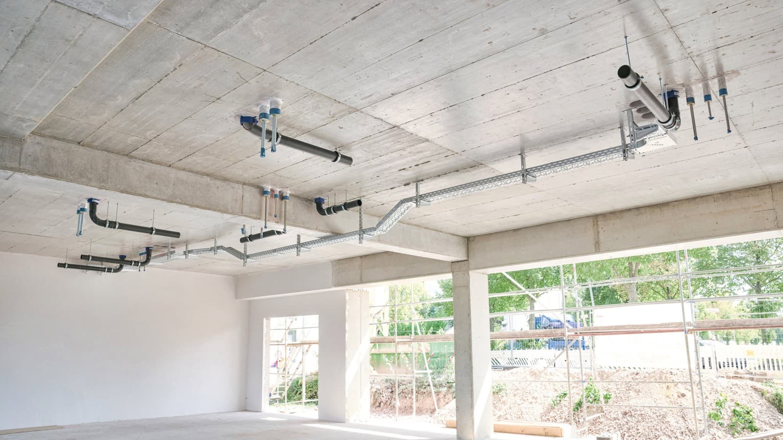 Geberit SuperTube in het woonproject Europakarree in Erfurt Geberit SuperTube in het woonproject Europakarree in Erfurt