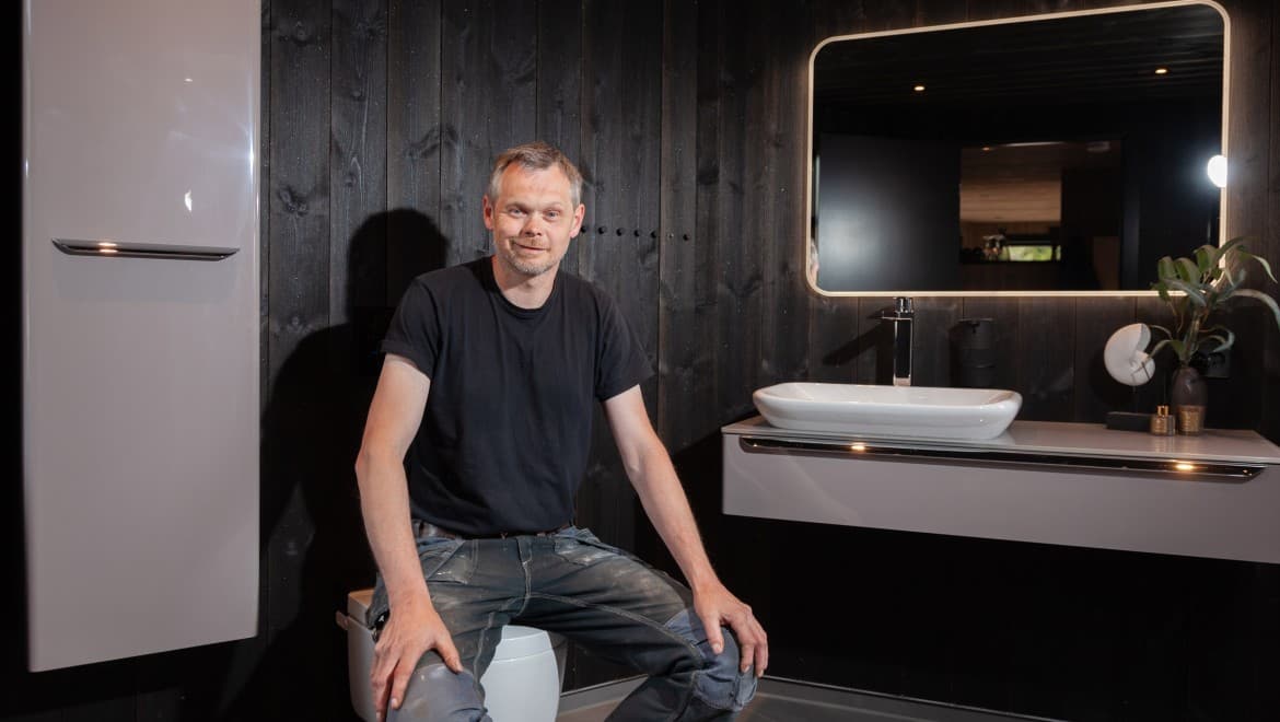 Propriétaire et maître d'ouvrage : Knut Eivind Birkeland (© Geberit) Propriétaire et maître d'ouvrage : Knut Eivind Birkeland (© Geberit)