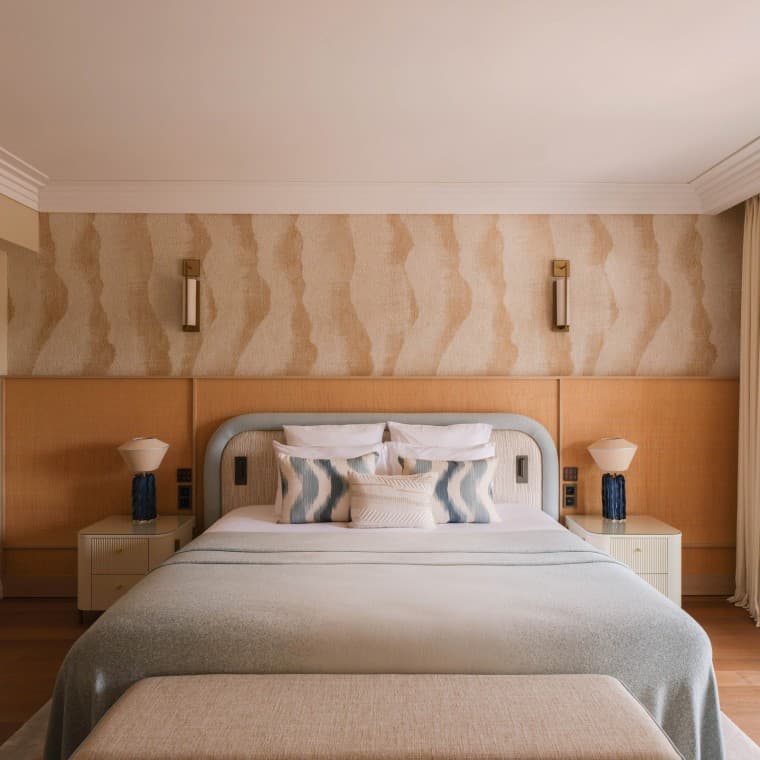 Vue sur l'une des chambres (© Marion Butet Studio) Vue sur l'une des chambres (© Marion Butet Studio)