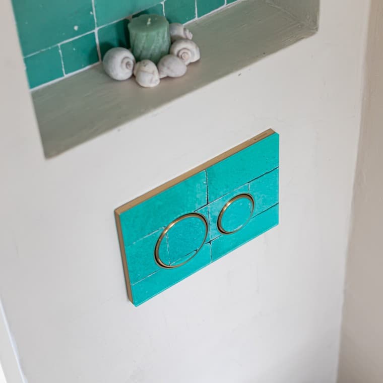 La plaque de déclenchement Sigma21 dans un design marocain personnalisé (© Chiela van Meerwijk) La plaque de déclenchement Sigma21 dans un design marocain personnalisé (© Chiela van Meerwijk)