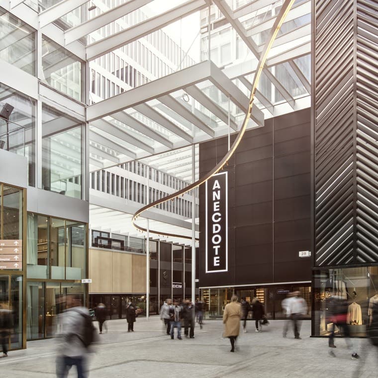 Binnenkant van The Circle in Zürich (© Flughafen Zürich AG) Binnenkant van The Circle in Zürich (© Flughafen Zürich AG)