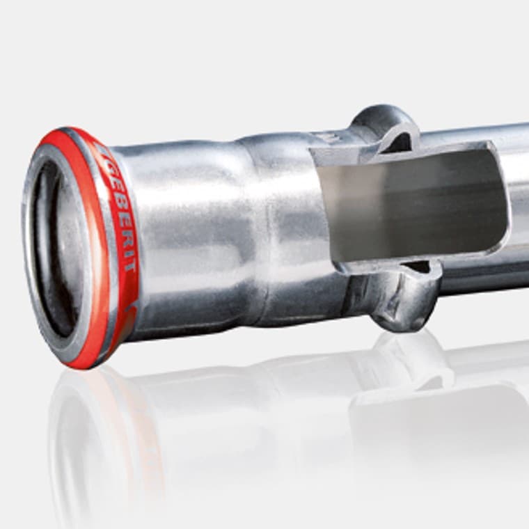 Découpe d'un raccord Geberit Mapress acier carbone Découpe d'un raccord Geberit Mapress acier carbone