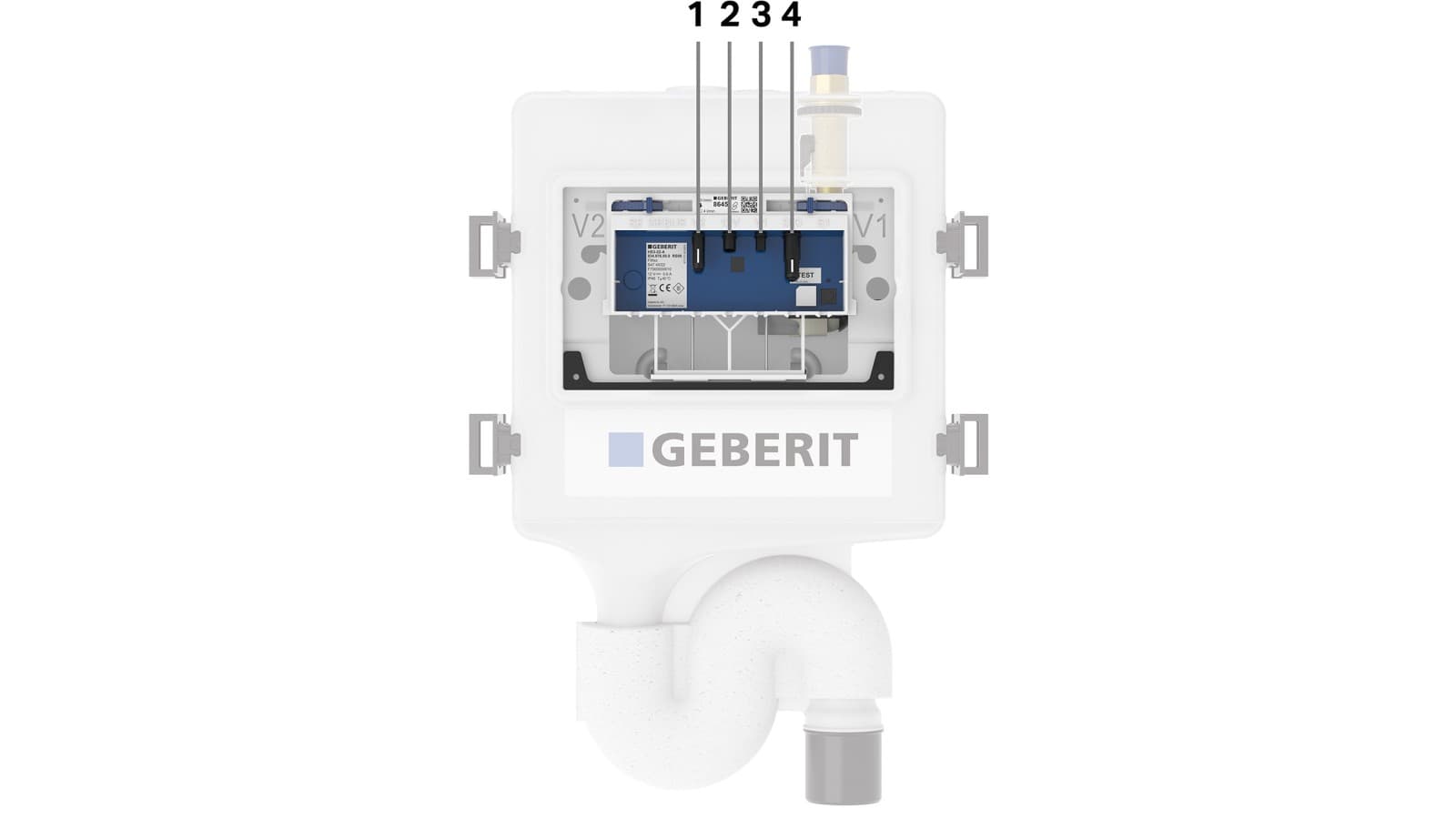 De Geberit HS30 hygiënespoeling (© Geberit) De Geberit HS30 hygiënespoeling (© Geberit)