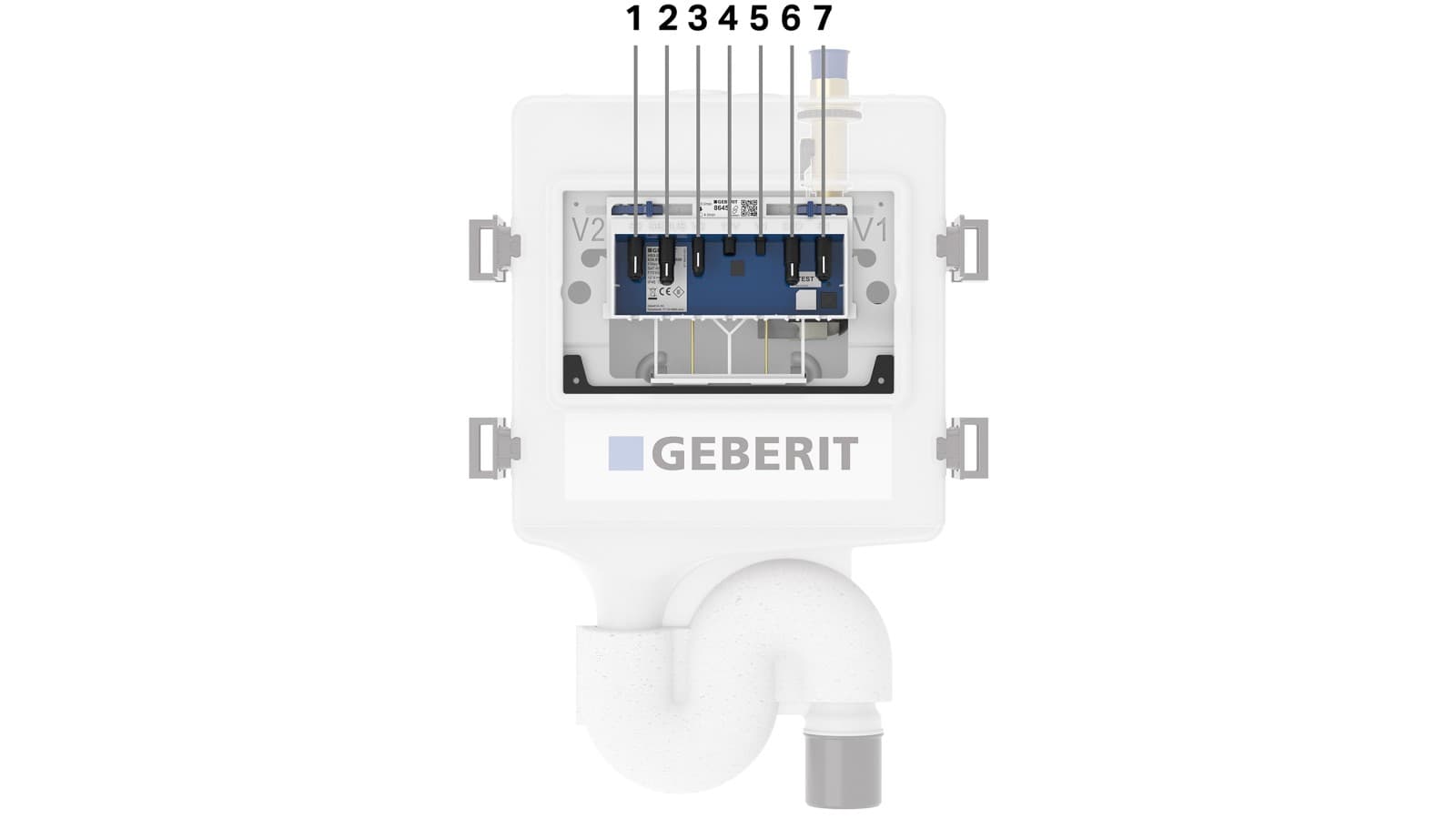 De Geberit HS50 hygiënespoeling (© Geberit) De Geberit HS50 hygiënespoeling (© Geberit)