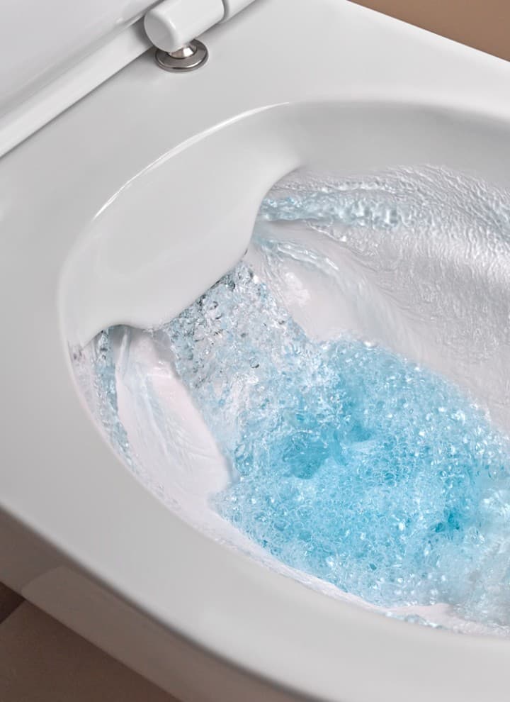 WC sans rebord de rinçage WC sans rebord de rinçage