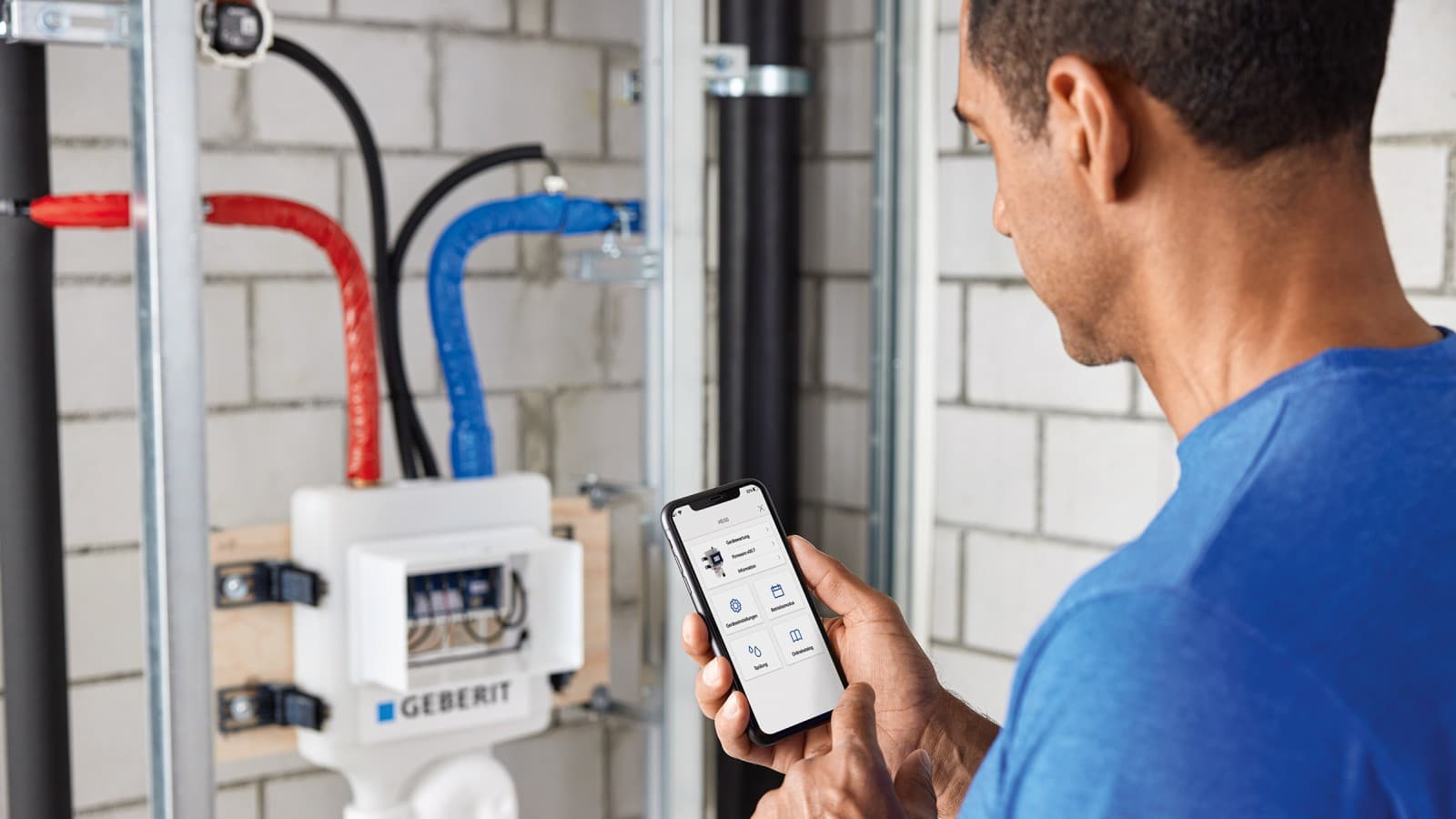 Onderhoud op afstand via Geberit Connect Onderhoud op afstand via Geberit Connect