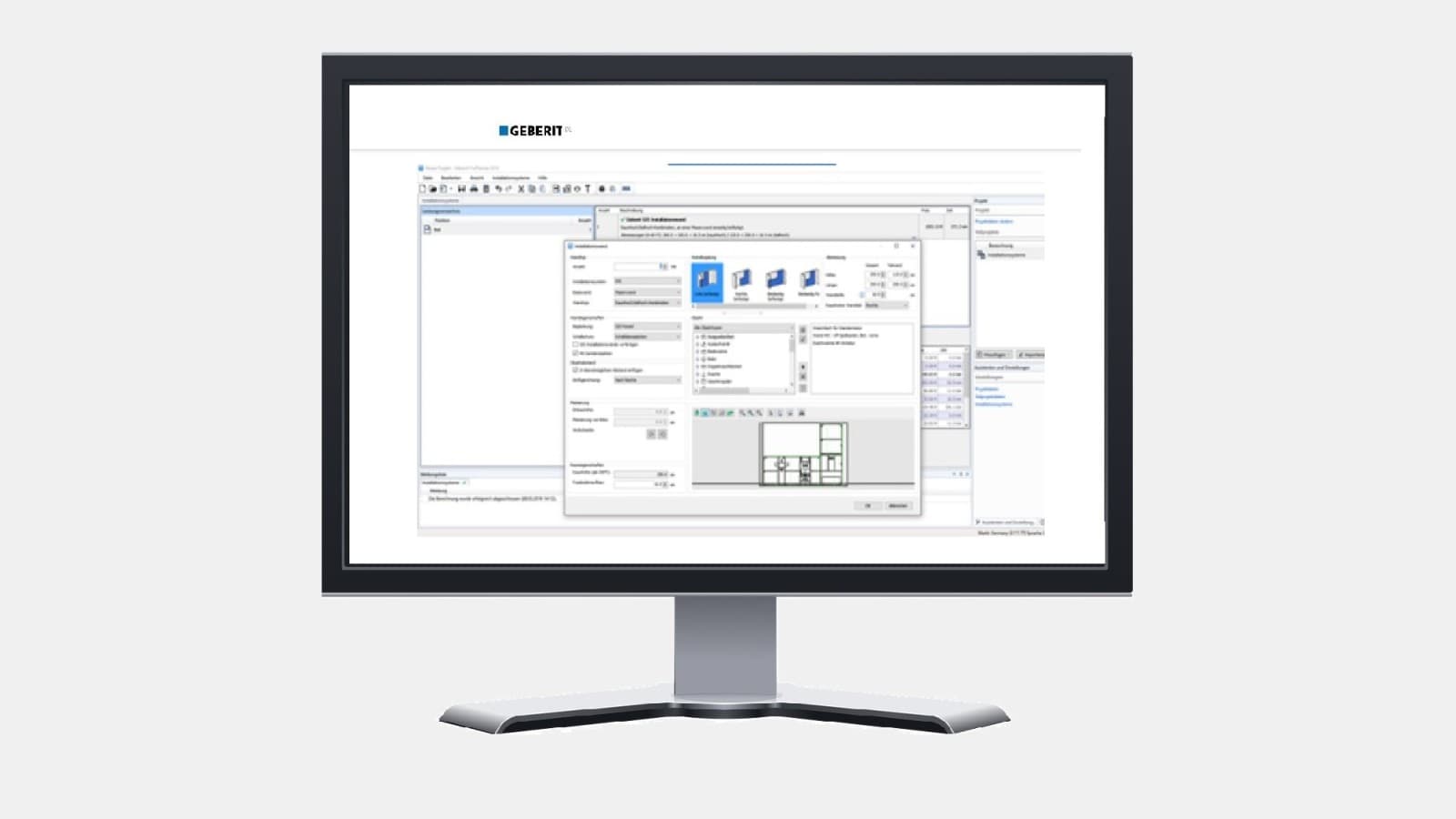 Geberit propose une large gamme d'outils de planification numérique pour les professionnels, tels que Geberit ProPlanner Geberit propose une large gamme d'outils de planification numérique pour les professionnels, tels que Geberit ProPlanner